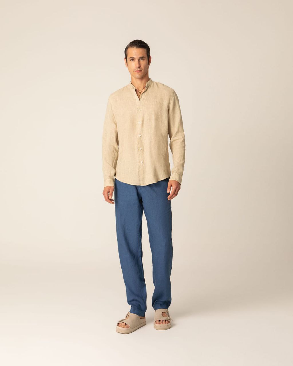 PLS Linen shirt Mao