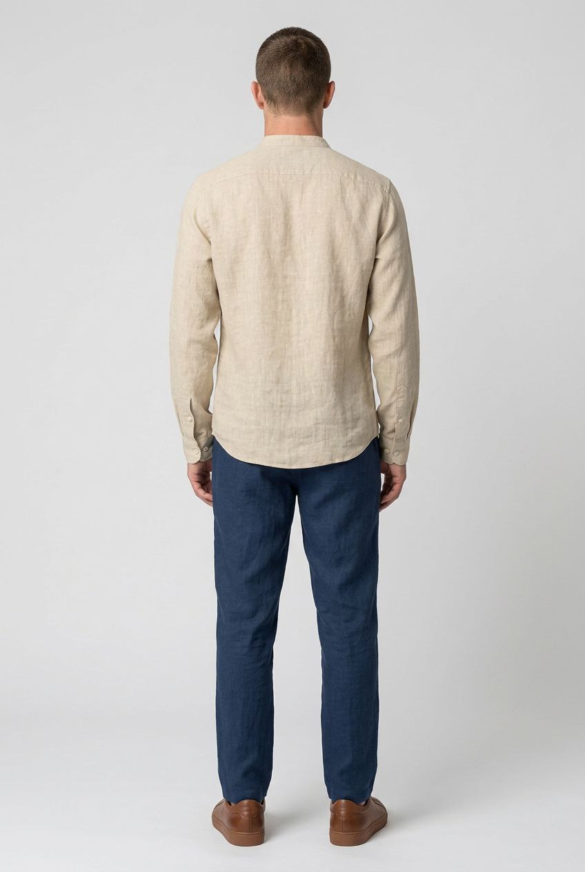 PLS Linen shirt Mao