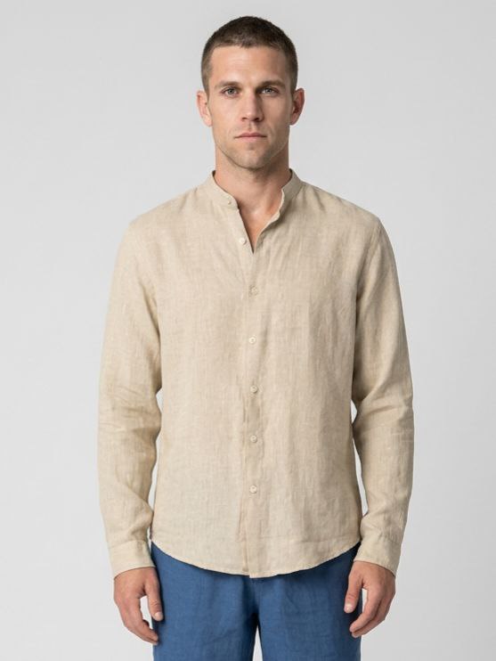 PLS Linen shirt Mao