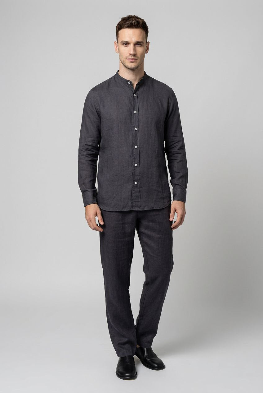 PLS Linen shirt Mao