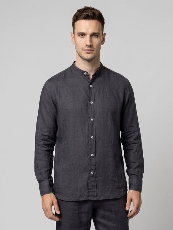 PLS Linen shirt Mao