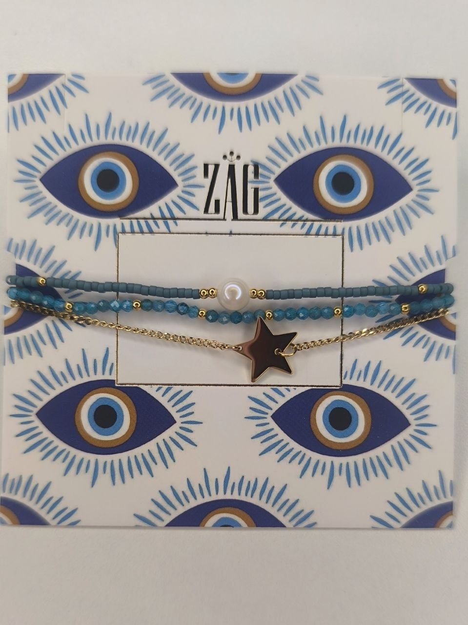 ZAG Bijoux Layered Charm Bracelet