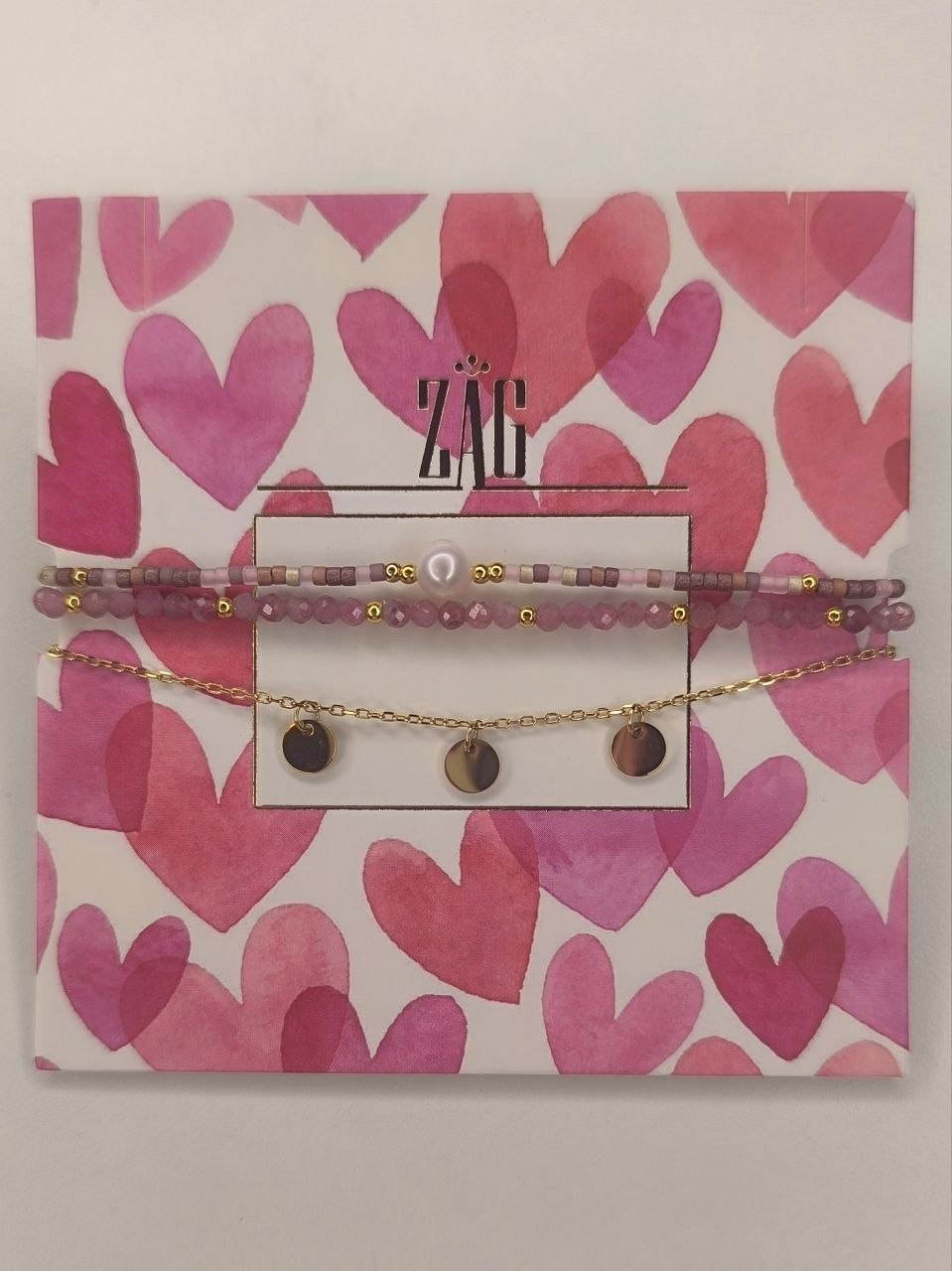ZAG Bijoux Layered Charm Bracelet