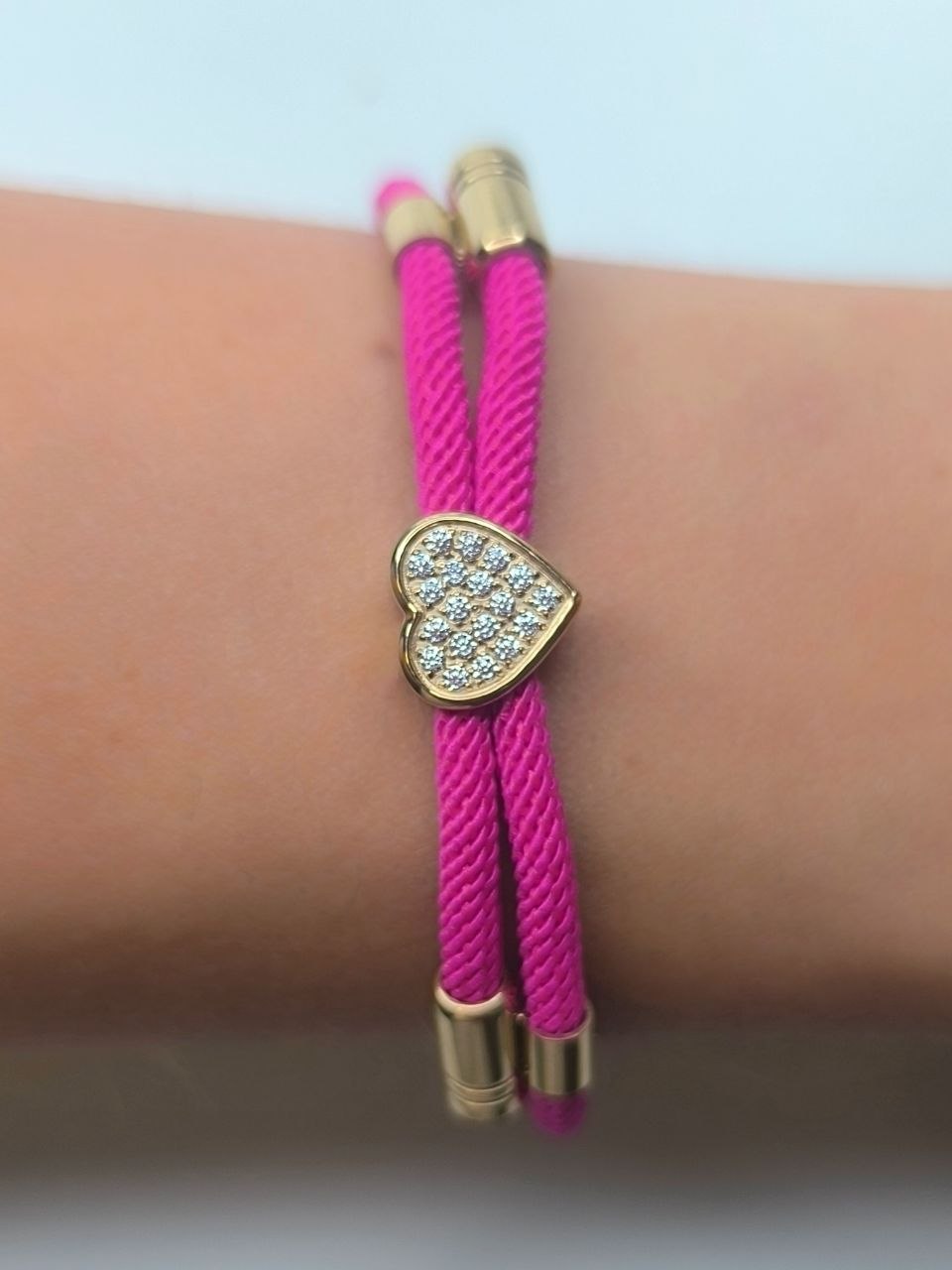 ZAG Bijoux Cord & Crystal Bracelet