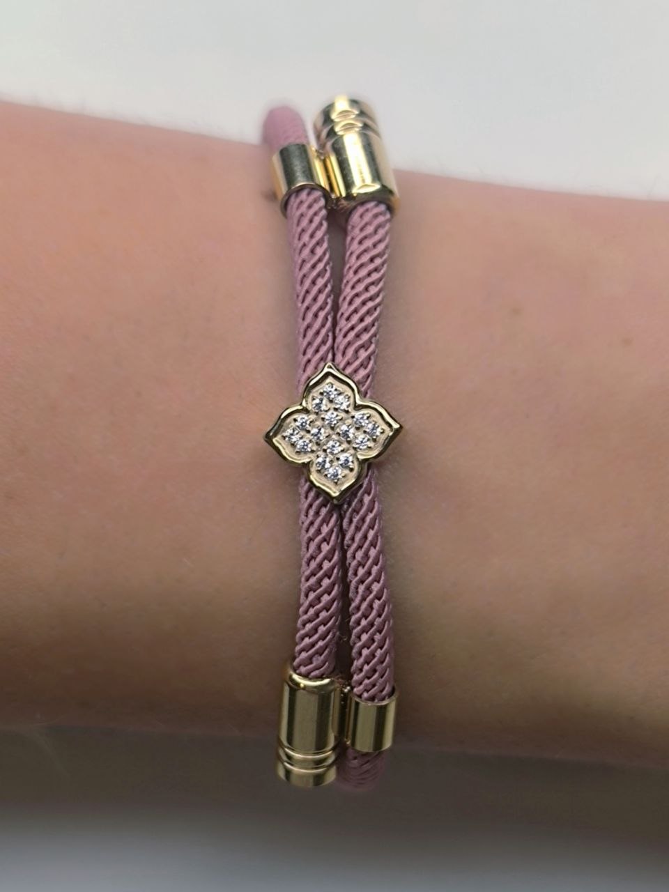 ZAG Bijoux Cord & Crystal Bracelet
