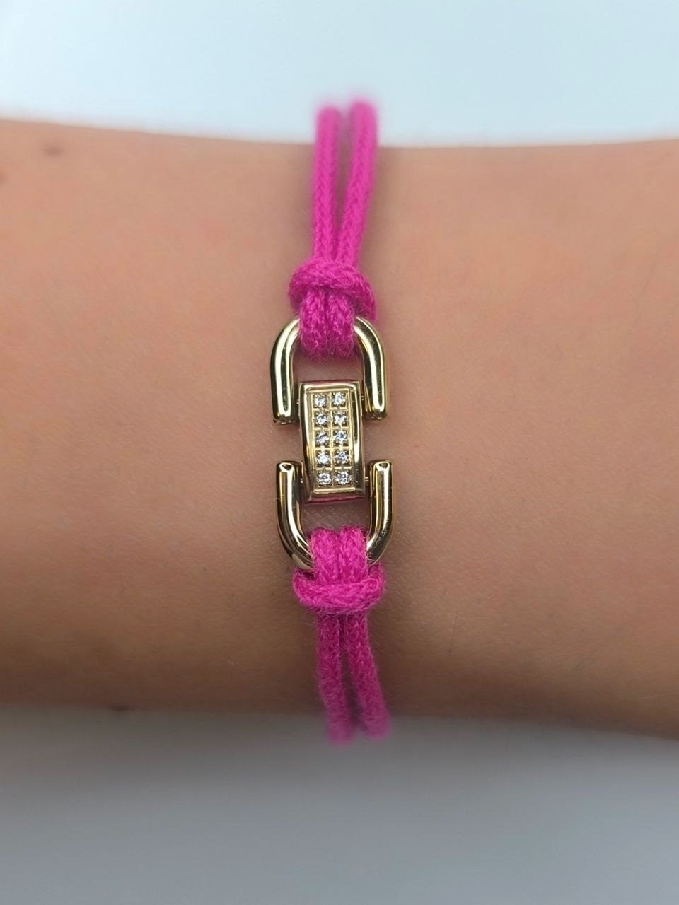 ZAG Bijoux Cord & Crystal Bracelet