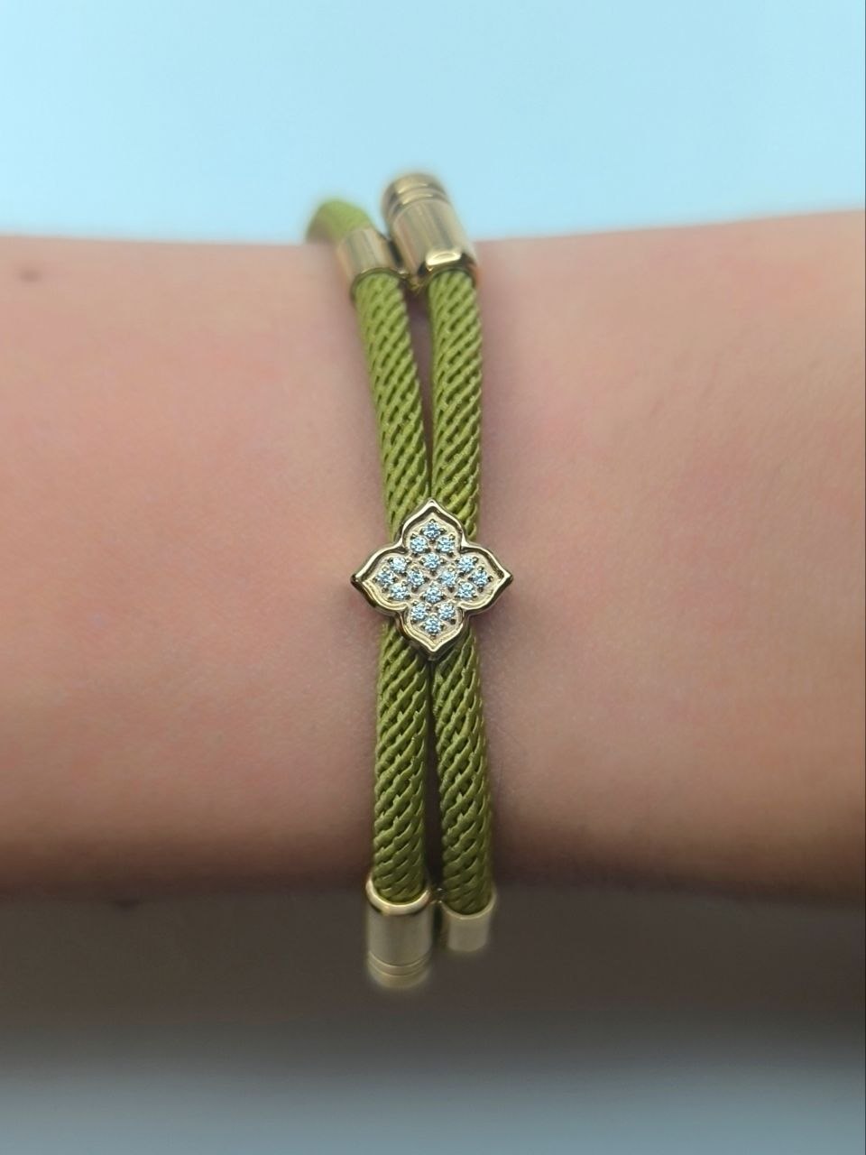 ZAG Bijoux Cord & Crystal Bracelet