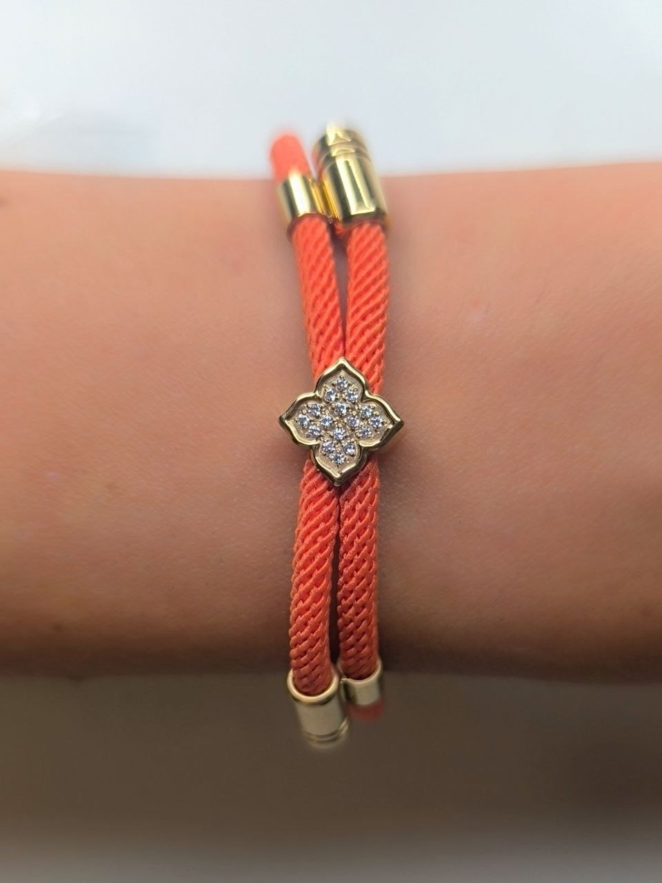 ZAG Bijoux Cord & Crystal Bracelet