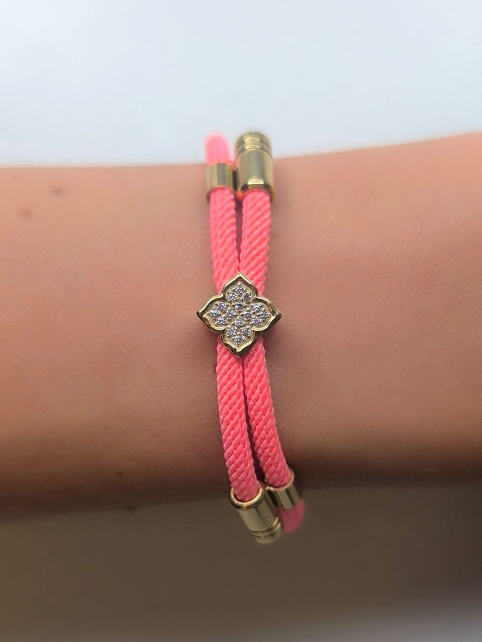 ZAG Bijoux Cord & Crystal Bracelet