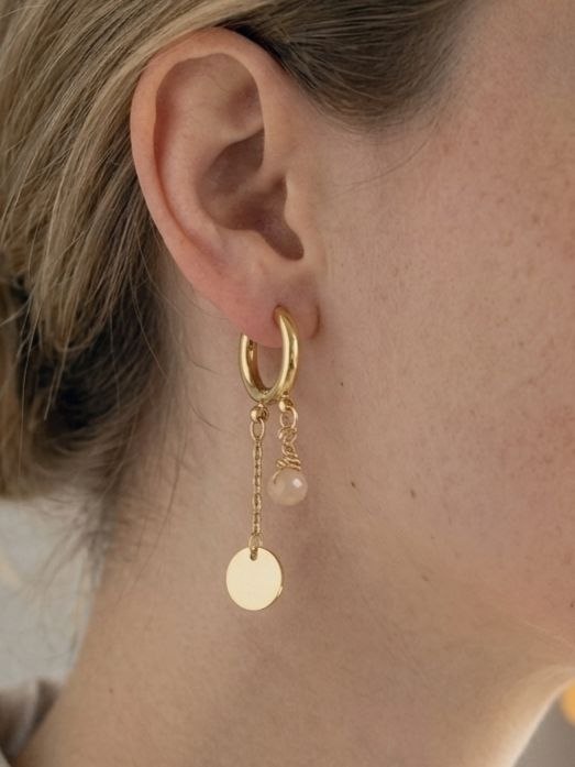 Zag Bijoux Joséphine Hoop Earrings