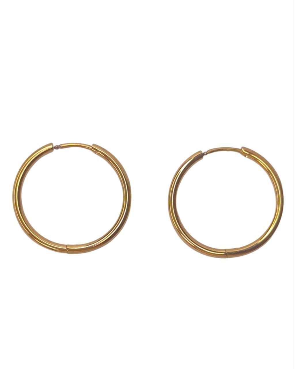 Zag Bijoux Creole Earrings