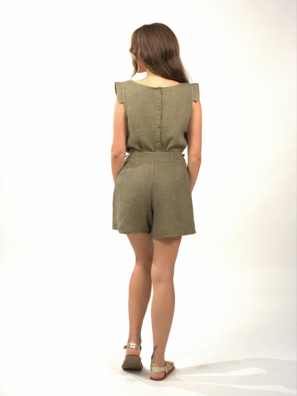 PLS Linen skort (skirt - shorts)